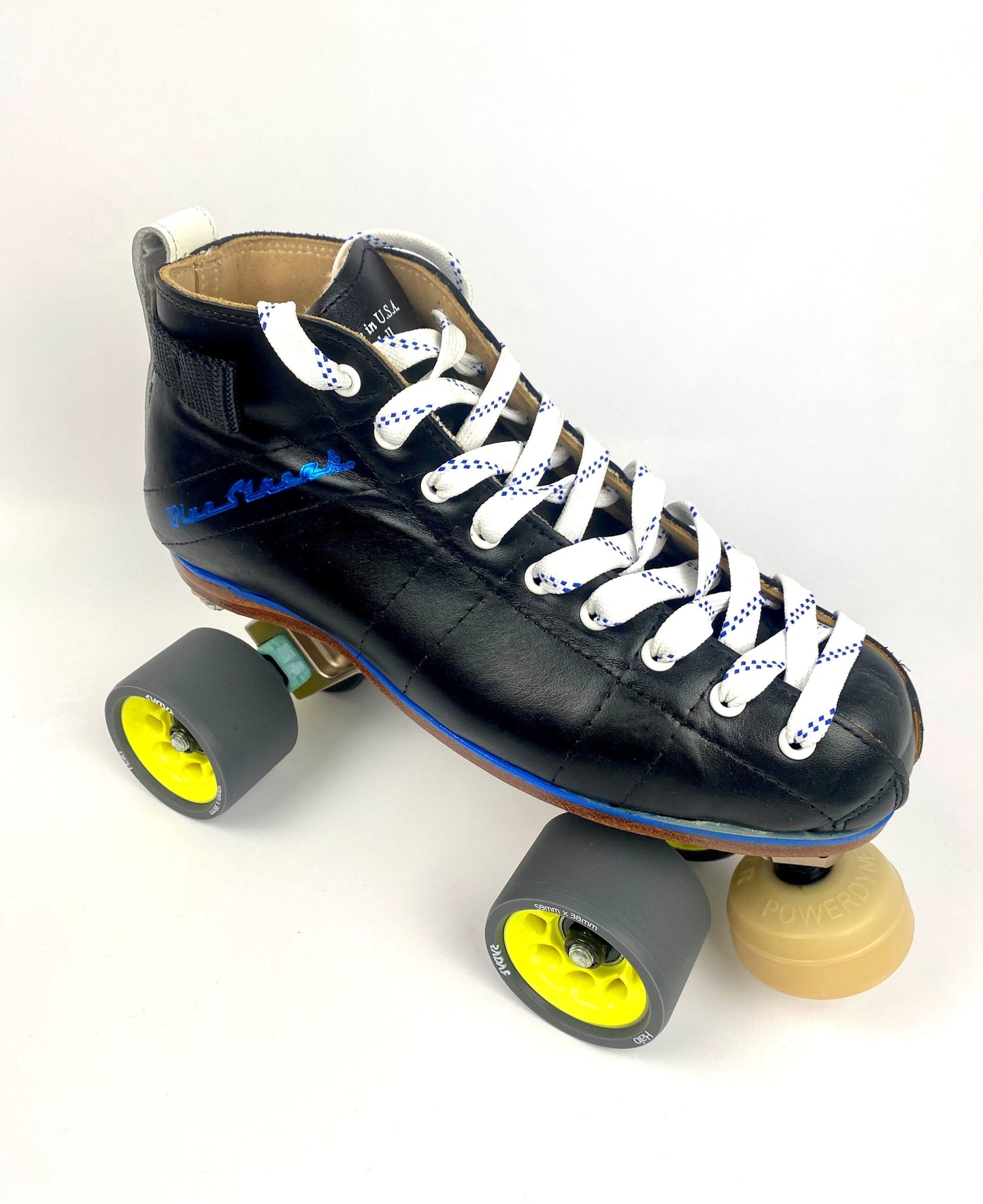 Riedell Blue Streak Skate w Platinum Arius Plate
