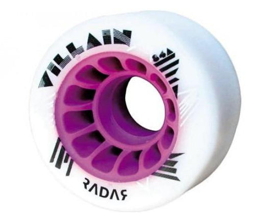 Radar Villain Wheels Narrow (38mm) 59mm 84a White 4 Pack